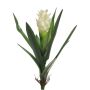 Fleur artificielle Alpinia purpurata LINNIE, piquet, blanc, 55cm