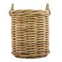 rond rotin Panier BENIGNO avec anse, brun, 59cm, Ø44cm