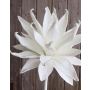 Agave synthétique MARLIND, blanc, 90cm, Ø30cm