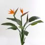 Strelitzia artificiel NUBIA sur piquet, orange-violet, 100cm, 17x22cm