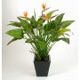 Strelitzia artificiel SANURA, orange-violet, 130cm, 18x25cm