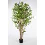 Plante artificielle bambou KANAYO, vrais troncs, vert, 90cm