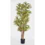 Faux dracaena Reflexa YASU, vrais troncs, vert-jaune, 120cm