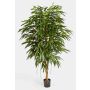 Faux longifolia HISA, tronc naturel, vert, 150cm
