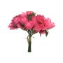 Bouquet artificiel de pivoines LINYUAN, fuchsia, 35cm
