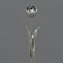 Fleur artificielle tulipe LIANNA, argent-champagne, 45cm