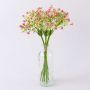 Bouquet de Gypsophile artificiel CECILIA, rose, 30cm, Ø17cm