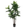 Plante artificielle Caoutchouc VICA, troncs artificiels, vert, 120cm