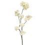 Branche artificielle de prunier OUNALI avec fleurs, blanc, 85cm