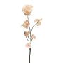 Branche artificielle de prunier OUNALI avec fleurs, rose-crème, 85cm