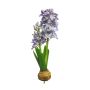Fausse fleur de jacinthe XIAOKE avec bulbe, piquet, lavande, 30cm