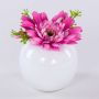 Gerbera en tissu IMINA, rose-lilas, 12cm, Ø15cm