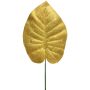 Feuille de Philodendron Scandens veloutée AOSHEN, jaune, 70cm