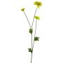 Fleur artificielle chrysanthème YUNJUAN, jaune, 60cm
