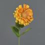 Fleur artificielle zinnia MIANMO, orange-jaune, 60cm