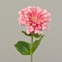Fleur artificielle zinnia MIANMO, rose, 60cm