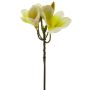 Fleur artificielle frangipani ZIDONG, jaune-crème, 35cm