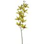 Tige d'orchidée Cymbidium artificielle YAMEI, vert-fuchsia, 80cm