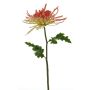 Fleur décorative Chrysanthème YASULI, fuchsia-jaune, 70cm