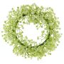 Couronne de gypsophile décorative NALIAN, crème, Ø25cm