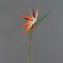 Strelitzia en plastique ZAMIRA, orange-violet, 95cm, 16x30cm