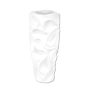 Vase / Pot design VEGA, blanc, 88cm, Ø36cm
