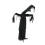 Décoration d'Halloween : arbre NOZZY avec rire effrayant / fonction de mouvement, noir, LED, 115 cm