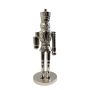 Casse-noisette Figurine déco RUNAR, argenté, 12,5x15x41cm