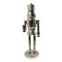 Casse-noisette Figurine déco RUNAR, argenté, 15x15x47,5cm