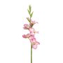 Glaïeul artificiel KIVANA, rose-blanc, 90cm