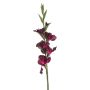 Glaïeul artificiel KIVANA, violet foncé, 90cm