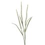 Branche artificielle Herbe aux écouvillons FJORA avec Rispen, blanc, 115cm