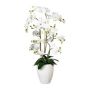 Fleur décorative Orchidée Phalaenopsis VELTORI, vase en céramique, blanc, 110cm