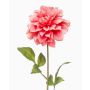 Fleur artificielle dahlia REFOLG, corail, 70 cm