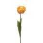 Tulipe perroquet artificielle LIOMARA, jaune-pêche, 65 cm