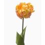 Tulipe perroquet artificielle LIOMARA, jaune-pêche, 65 cm
