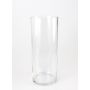 Vase cylindrique de sol SANSA AIR en verre, transparent, 50 cm, Ø 20 cm