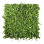 Tapis de plantes artificielles / haie KESHIA, crossdoor, vert-lilas, 100x100cm