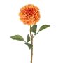 Fleur artificielle dahlia BREDANA, orange, 60 cm, Ø 11 cm