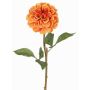 Fleur artificielle dahlia BREDANA, orange, 60cm, Ø11cm
