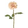 Fleur artificielle de dahlia BREDANA, rose clair, 60 cm, Ø 11 cm