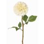 Fleur artificielle dahlia BREDANA, crème, 60cm, Ø11cm