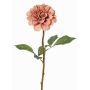 Fleur artificielle dahlia BREDANA, vieux rose, 60cm, Ø11cm