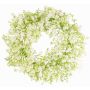 Couronne décorative de gypsophile GERSAN, blanche, Ø30cm