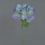 Hortensia artificiel CHIDORI, violet-bleu-vert, 30 cm, Ø 13 cm