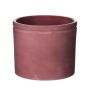 Cache-pot ALCHIBA en céramique, rouge merlot, 21,5cm, Ø23,3cm