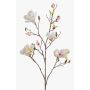 Magnolia synthétique LILO, blanc-rose, 110cm, Ø5-9cm