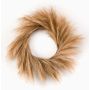 Couronne décorative Panicules de stipa ILIAD, beige, Ø60cm