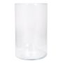 Vase à fleurs SANYA OCEAN, en verre, cylindrique, transparent, 30 cm, Ø 19 cm