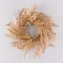 Couronne de fougère décorative ALASEJA, or, Ø45cm